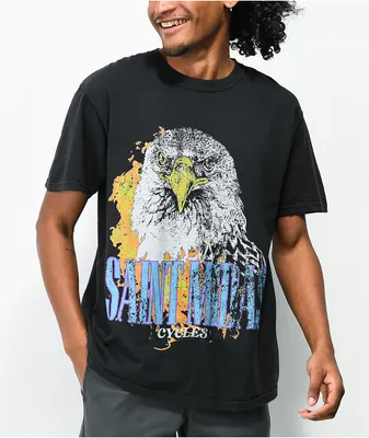 Saint Midas Eagle Black T-Shirt