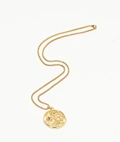Saint Midas Golden Dragon 24" Necklace