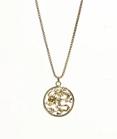 Saint Midas Golden Dragon 24" Necklace