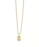 Saint Midas Guadalupe 20" Gold Chain Necklace