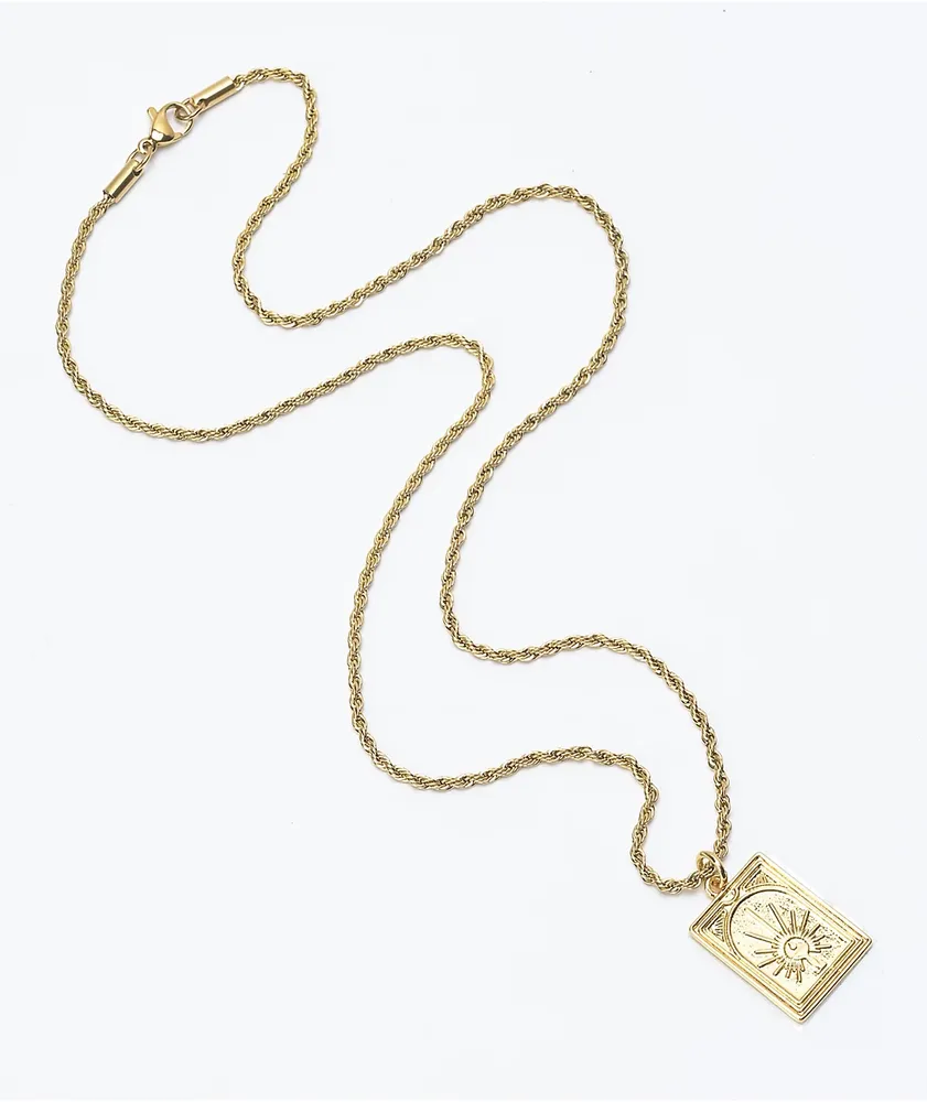 Saint Midas Tarot 20" Gold Chain Necklace