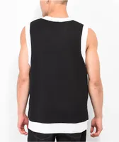 Salem7 Black & White Sweater Vest
