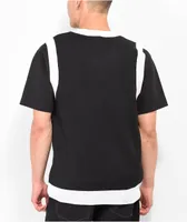 Salem7 Black & White Sweater Vest