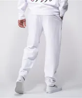 Salem7 Chenille White Sweatpants