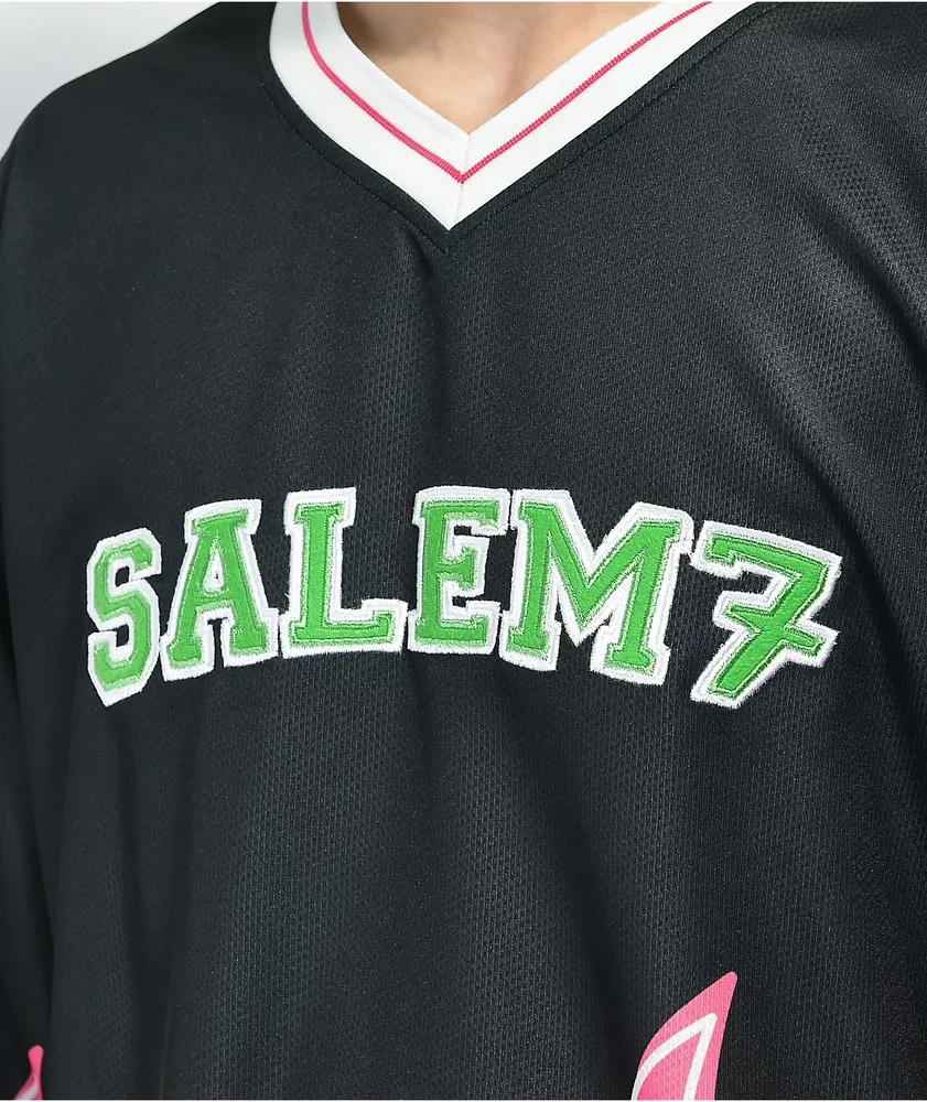 Salem7 Flames Pink Hockey Jersey