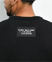 Salem7 Pixel Black Sweater