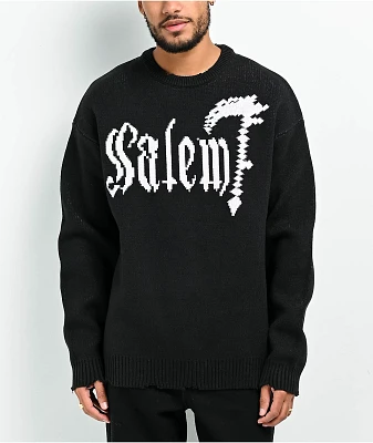 Salem7 Pixel Black Sweater