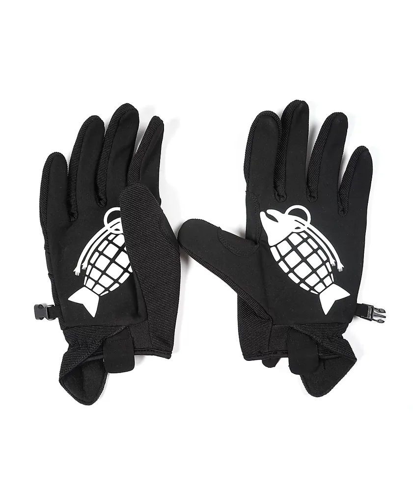 Salmon Arms Black Spring Snowboard Gloves