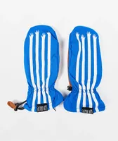 Salmon Arms Classic Blue & White Stripe Snowboard Mittens