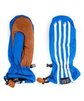 Salmon Arms Classic Blue & White Stripe Snowboard Mittens