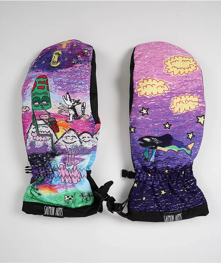 Salmon Arms Kai & Nolan Team Snowboard Mittens