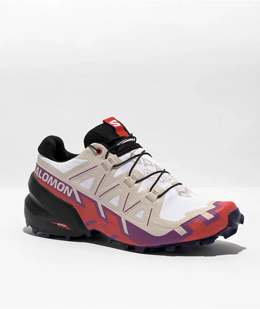 Men's Salomon Speedcross 5 GTX Trail Running Shoes White-Salomon Speedcross  5 Home Collection