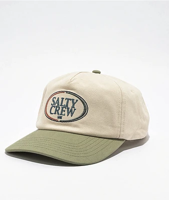 Salty Crew A-Frame Wax & Fern Snapback Hat