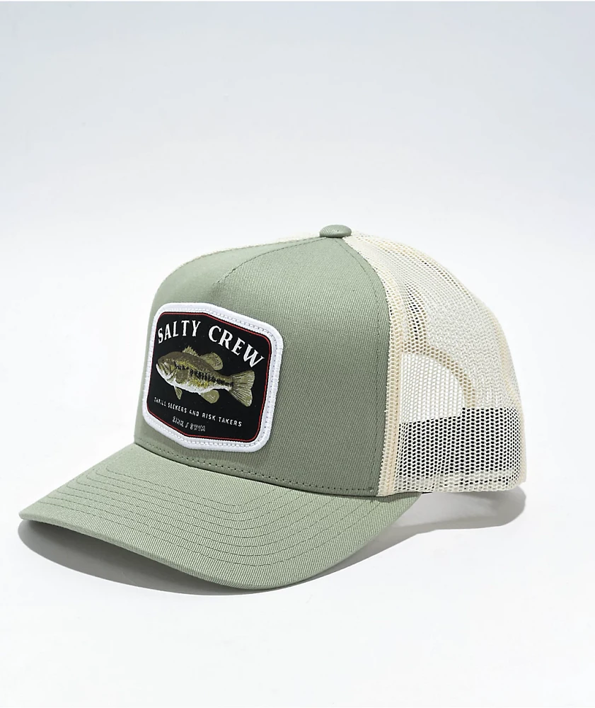 Salty Crew Bigmouth Dusty Sage Trucker Hat