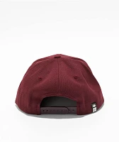 Salty Crew Deep Reach Burgundy  Snapback Hat