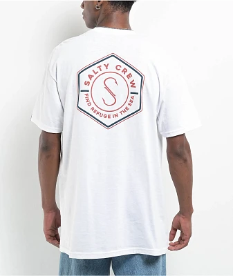 Salty Crew Hex Classic White T-Shirt