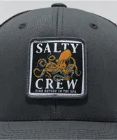 Salty Crew Ink Slinger Retro Grey & Black Trucker Hat