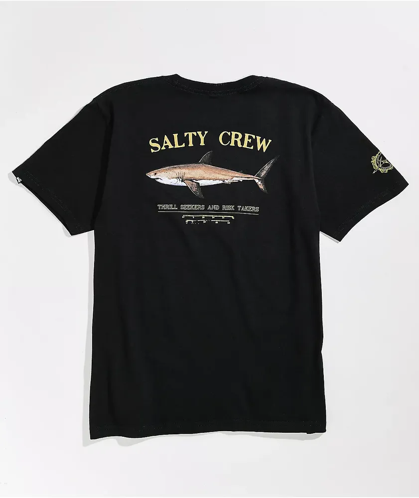 Salty Crew Kids' Bruce Black T-Shirt