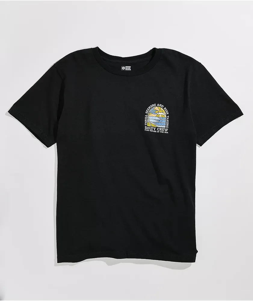 Salty Crew Kids' Paradiso Black T-Shirt