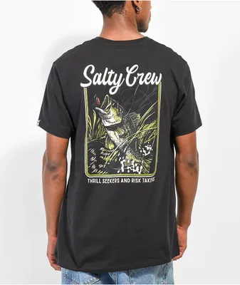 Salty Crew Largemouth Black T-Shirt