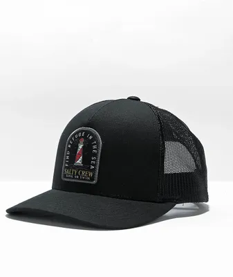 Salty Crew Outer Banks Retro Black Trucker Hat