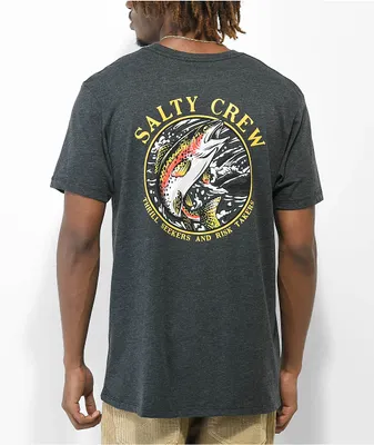 Salty Crew Rainbow Charcoal T-Shirt