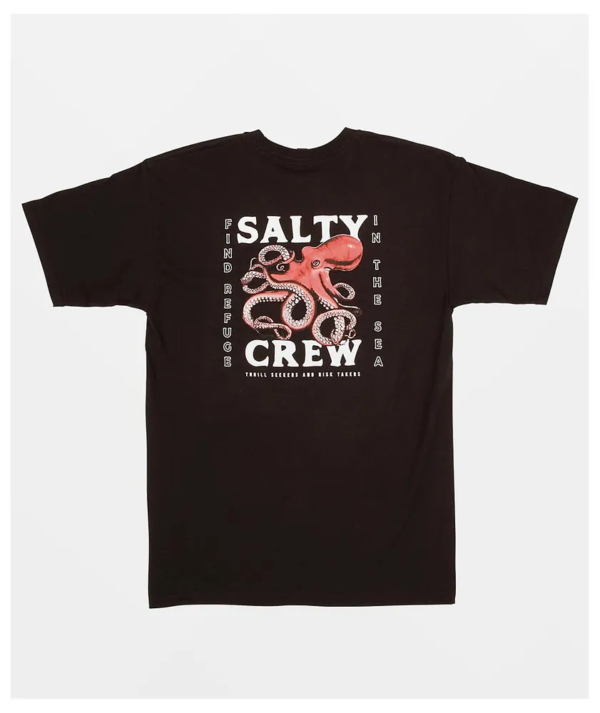 Salty Crew Squiddy Black T-Shirt