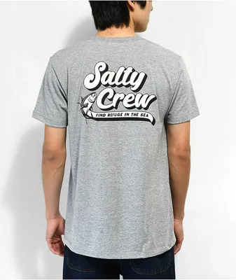 Salty Crew Swift Waters Grey T-Shirt