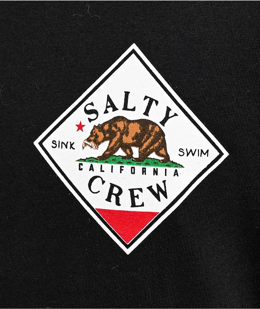 Salty Crew Tippet Cali Black T-Shirt