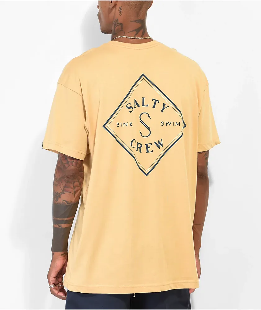 Salty Crew Tippet Camel T-Shirt