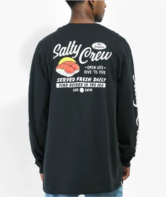 Salty Crew Toro Black Long Sleeve T-Shirt