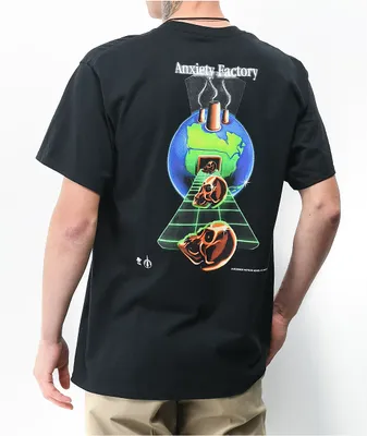 Samborghini Anxiety Factory Black T-Shirt