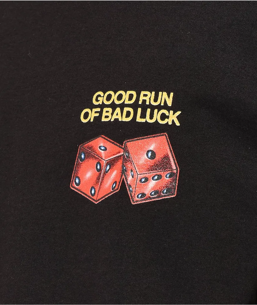 Samborghini Good Run Of Bad Luck Black T-Shirt