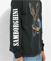 Samborghini Reaper Eagle Black Long Sleeve T-Shirt
