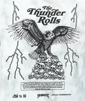 Samborghini Thunder Rolls Grey Tie Dye T-Shirt