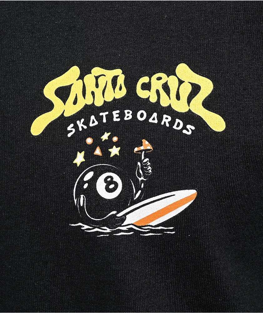 Santa Cruz 8baller Trip Black T-Shirt