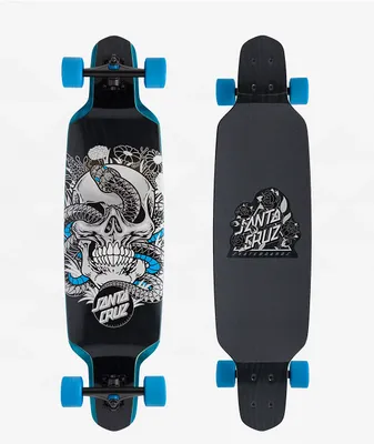 Santa Cruz Botanic Skull 37.5" Drop Through Longboard Complete