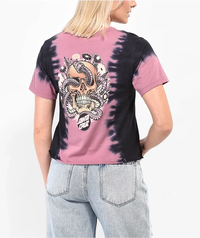 Santa Cruz Botanic Skull Mauve T-Shirt