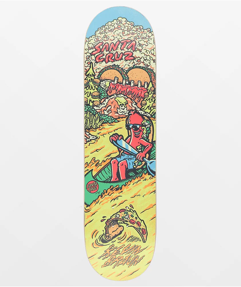 Santa Cruz Braun River Of Snax Everslick 8.25" Skateboard Deck