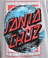 Santa Cruz Breaker Dot Heather Grey Tank Top