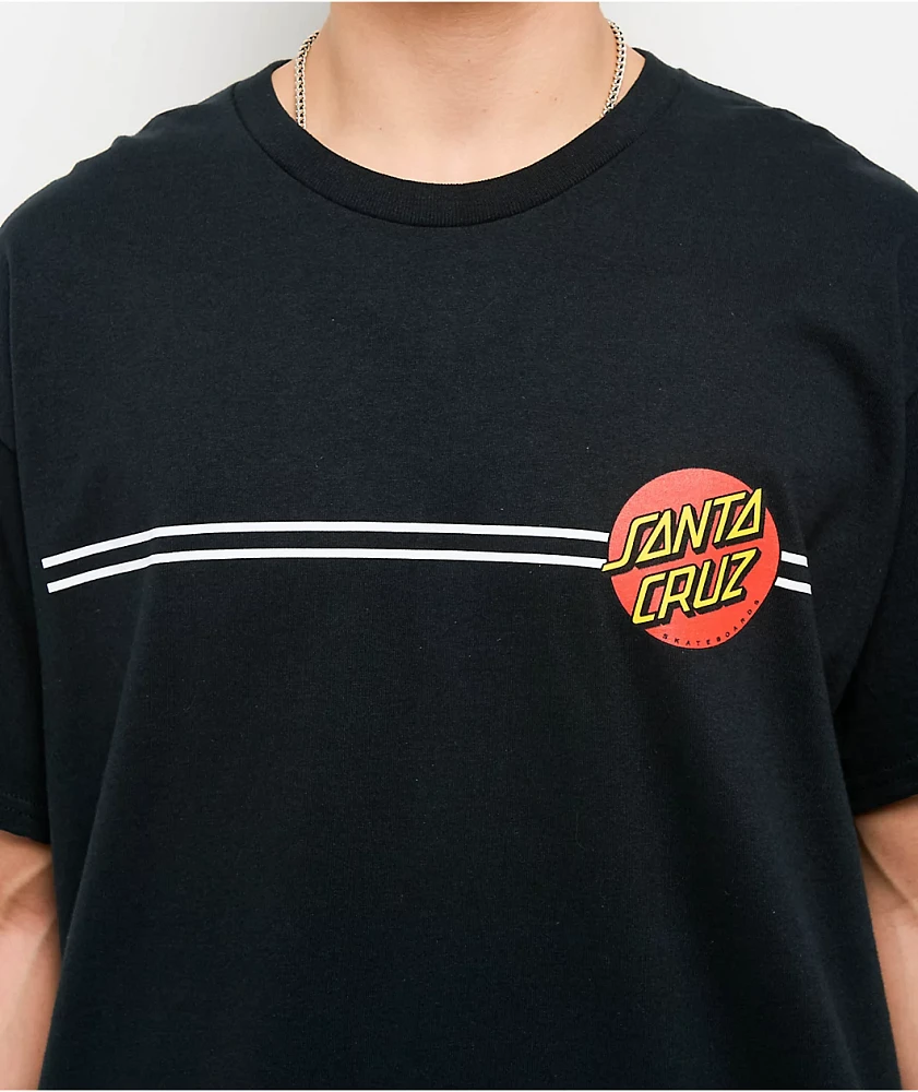 Santa Cruz Classic Dot Black T-Shirt