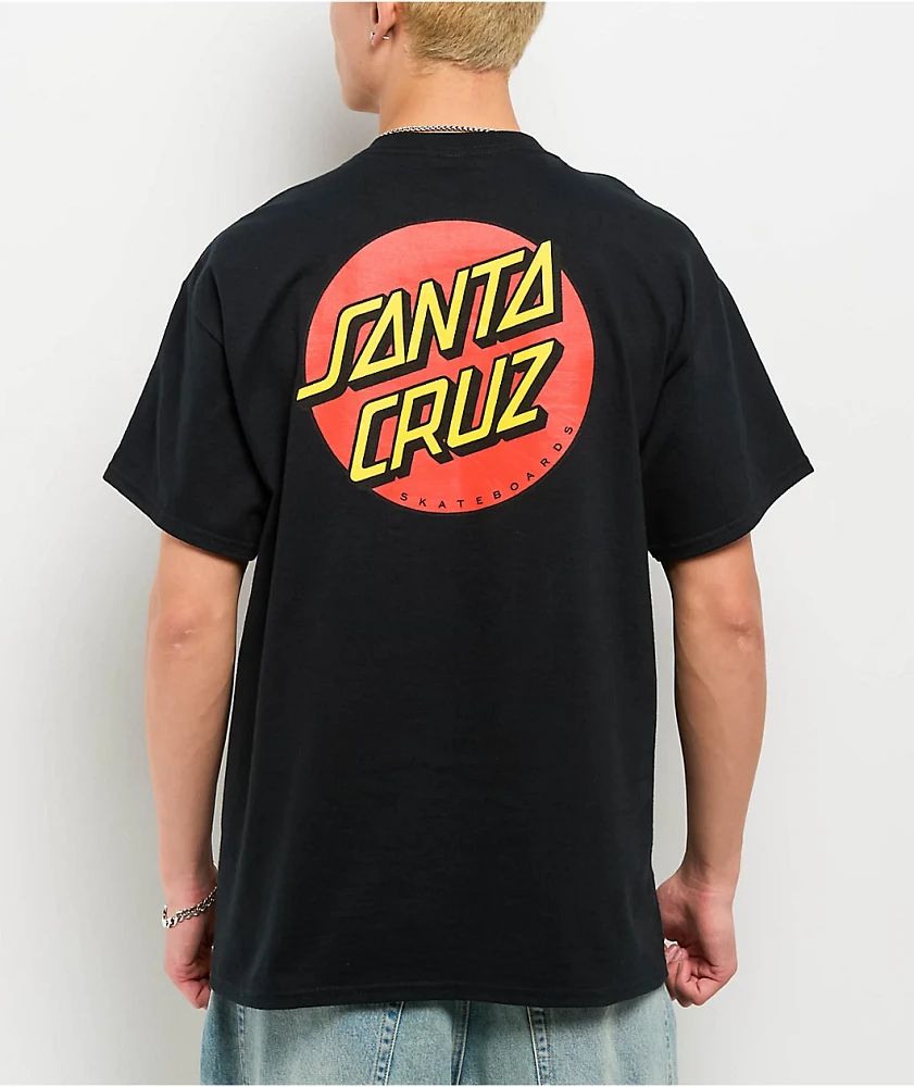 Santa Cruz Classic Dot Black T-Shirt