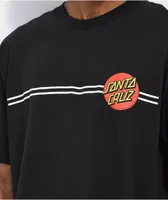 Santa Cruz Classic Dot Logo Black T-Shirt