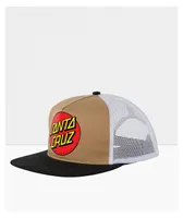 Santa Cruz Classic Dot Sand Mesh Trucker Hat