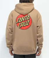 Santa Cruz Classic Dot Sand Zip Hoodie