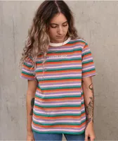 Santa Cruz Classic Strip 70s Multi Stripe T-Shirt