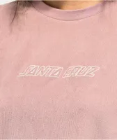 Santa Cruz Classic Stripe Mauve Corduroy T-Shirt