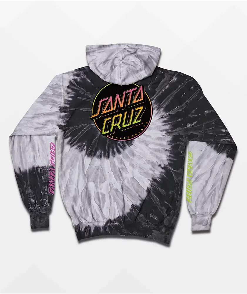 Santa Cruz Contra Dot Black & Grey Hoodie