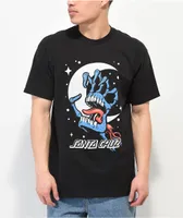 Santa Cruz Cosmic Bone Hand Black T-Shirt