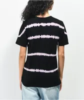 Santa Cruz Delfino Ego Flower Black & Pink Tie Dye T-Shirt